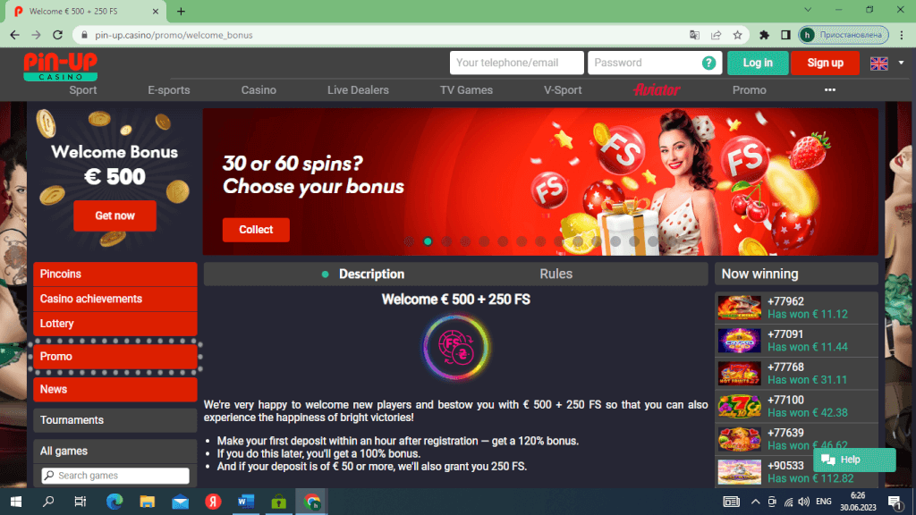 Sitio de casino Pin-up